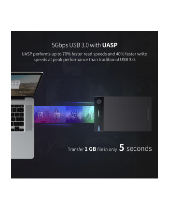 Obudowa na dysk UGREEN 50422 (35 ; USB 30; Tworzywo sztuczne ABS; kolor czarny)
