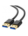 Kabel UGREEN 10370 (USB 30 typu A M - USB 30 M; 1m; kolor czarny) - nr 2