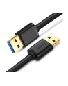 Kabel UGREEN 10370 (USB 30 typu A M - USB 30 M; 1m; kolor czarny) - nr 3