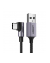 Kabel UGREEN 50941 (USB 20 M - USB 30 Typu C M; 1m; kolor czarny) - nr 3