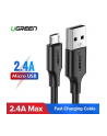 Kabel UGREEN 60134 (Micro USB M - USB 30 M; 0 25m; kolor czarny) - nr 5