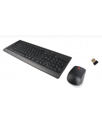 Zestaw klawiatura + mysz Lenovo 510 Wireless Combo Keyboard & Mouse GX30N81776 (USB 20; (US); kolor czarny; optyczna; 1200 DPI)