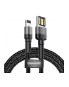Kabel Baseus CALKLF-GG1 (USB 20 M - Lightning M; 1m; kolor szaro-czarny) - nr 7