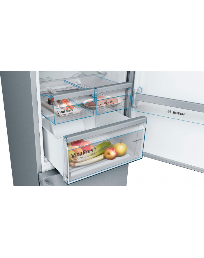 Lodówka BOSCH KGN39MLEP (600mm x 2030mm x 660 mm; 279 l; Klasa A++; kolor inox) główny