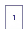 Zestaw etykiet uniwersalne Do nadruku AVERY Zweckform ELA027 (210mm x 297mm; Papier; kolor biały) - nr 1