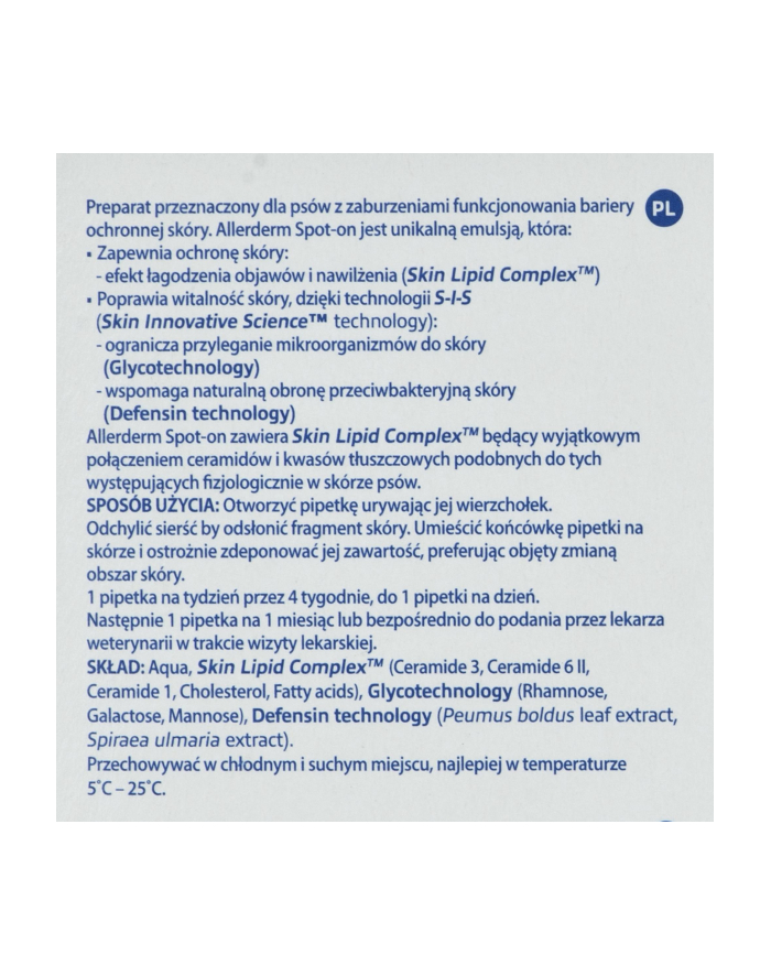 virbac Allerderm Spot-On 6 x 4ml główny