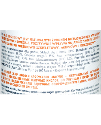 Olej dla psów i kotów Brit (1000 ml )