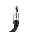 Kabel Baseus CAM30-BS1 (Jack 3 5 mm - Jack 3 5 mm ; 1m; kolor czarno-srebrny) - nr 25