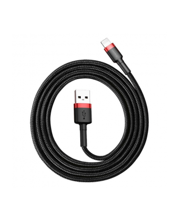 Kabel Baseus CALKLF-C19 (Lightning M - USB 20 M; 2m; kolor czarno-czerwony) nr 2