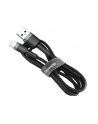 Kabel Baseus CALKLF-CG1 (Lightning M - USB 20 M; 2m; kolor szaro-czarny) - nr 6