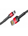 Kabel Baseus CALKLF-G91 (USB 20 M - Lightning M; 1m; kolor czarno-czerwony) - nr 5