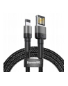 Kabel Baseus CALKLF-GG1 (USB 20 M - Lightning M; 1m; kolor szaro-czarny) - nr 4