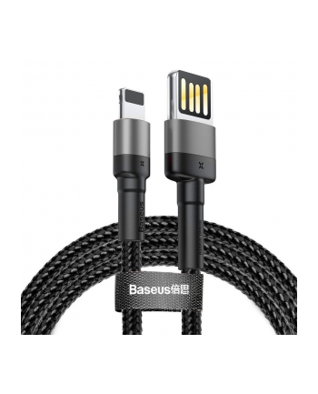 Kabel Baseus CALKLF-H91 (USB 20 M - Lightning M; 2m; kolor szaro-czarny) nr 1