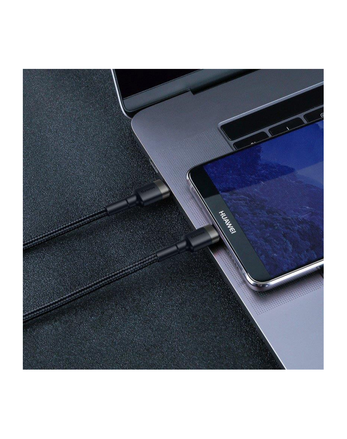 Kabel Baseus CATKLF-GG1 (USB 30 typu C M - USB 30 Typu C M; 1m; kolor szaro-czarny) główny