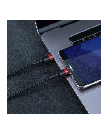 Kabel Baseus CATKLF-H91 (USB 30 typu C M - USB 20 M; 2m; kolor czarno-czerwony)