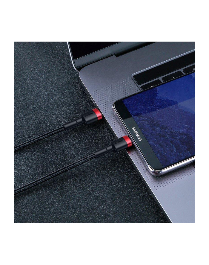 Kabel Baseus CATKLF-H91 (USB 30 typu C M - USB 20 M; 2m; kolor czarno-czerwony) główny