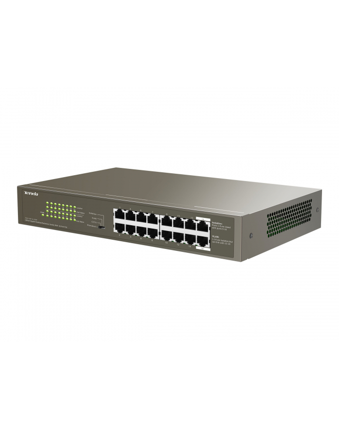 TENDA TEG1116P-16-150W Desktop 1000M PoE Switch główny