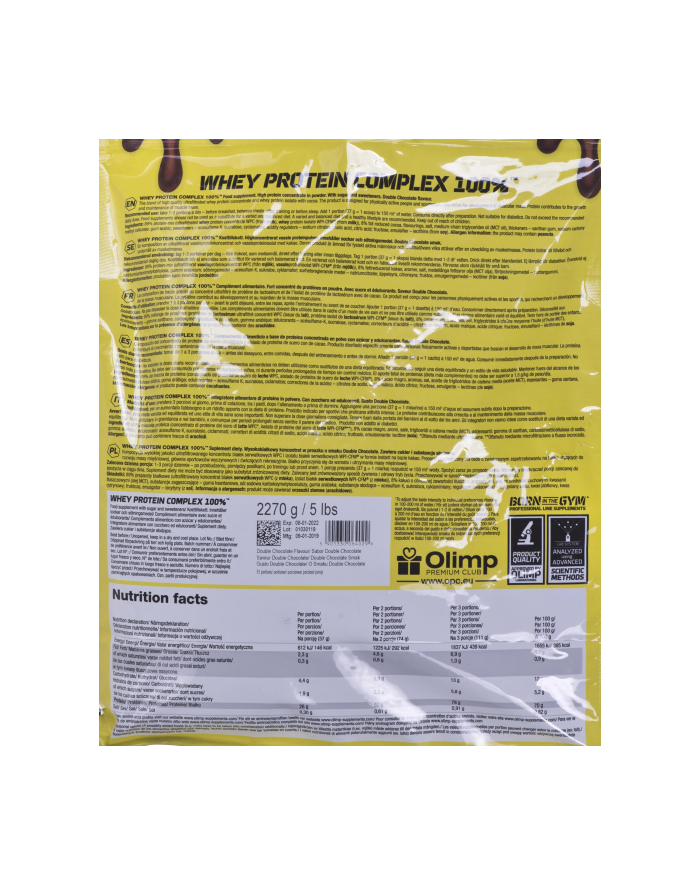 Olimp Whey Protein Complex 100% Bag (2 27kg czek2) główny