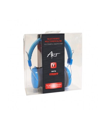 Słuchawki ART AP-60MB (kolor niebieski)
