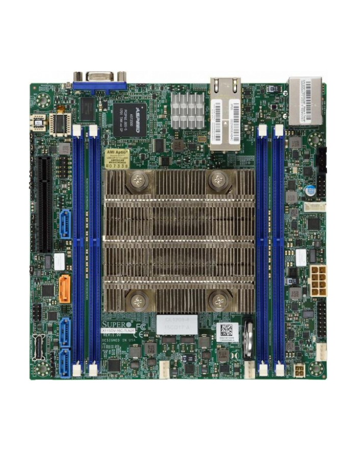 Płyta główna Supermicro MBD-X11SDV-4C-TLN2F-O (BGA 2518; 4x DDR4 LRDIMM  DDR4 RDIMM; Mini ITX) główny