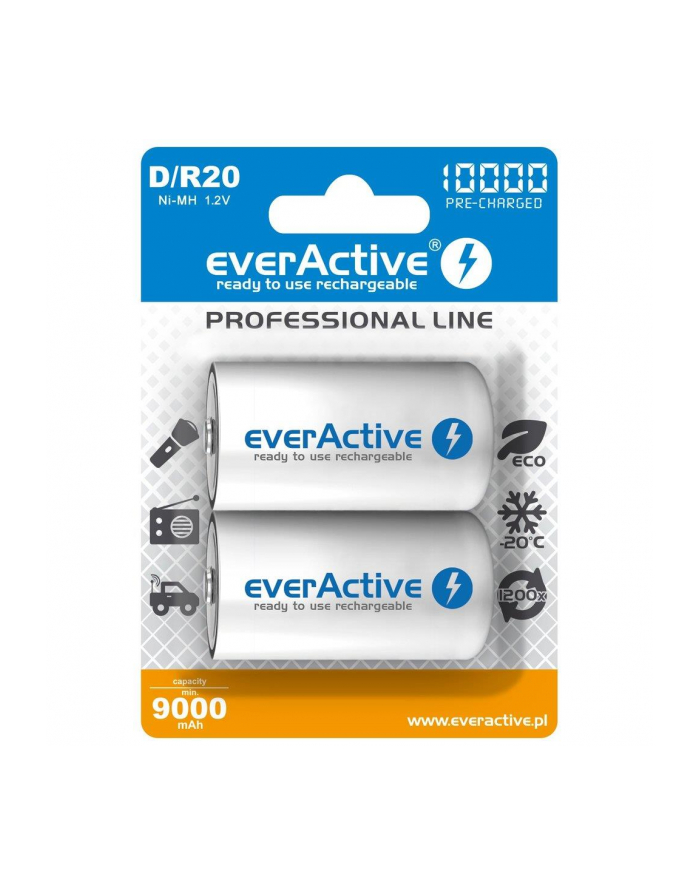 Zestaw akumulatorków everActive EVHRL20-10000 (10000mAh ; Ni-MH) główny