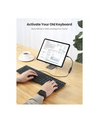 Adapter UGREEN 30701 (USB 30 typu C - USB 20 ; 0 15m; kolor czarny) nr 2