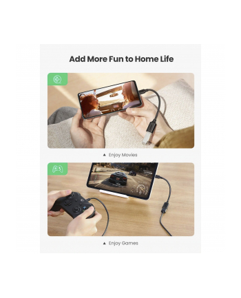 Adapter UGREEN 30701 (USB 30 typu C - USB 20 ; 0 15m; kolor czarny) nr 1