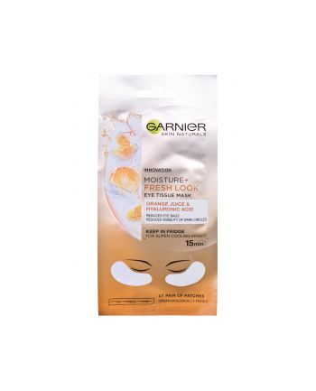 Maska na tkaninie pod oczy Garnier Skin Naturals Orange Juice (Dla kobiet; 6 g)