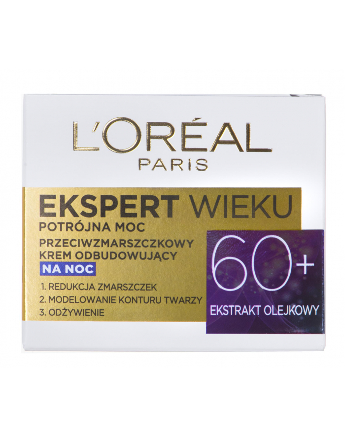 l’oréal Krem przeciwzmarszczkowy do twarzy Loreal Ekspert Wieku 60+ Odbudowujący (Dla kobiet; 60+) główny