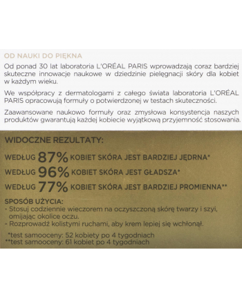 l’oréal Krem odżywczy do twarzy Loreal Ekspert Wieku 70+ (Dla kobiet; 70+)