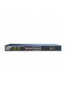 16 Port PoE Switch web managed 2x1000m combo port, - nr 1