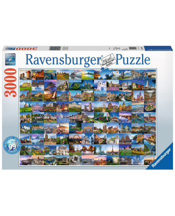 Puzzle 3000el 99 widoków Europy 170807 RAVENSBURGER