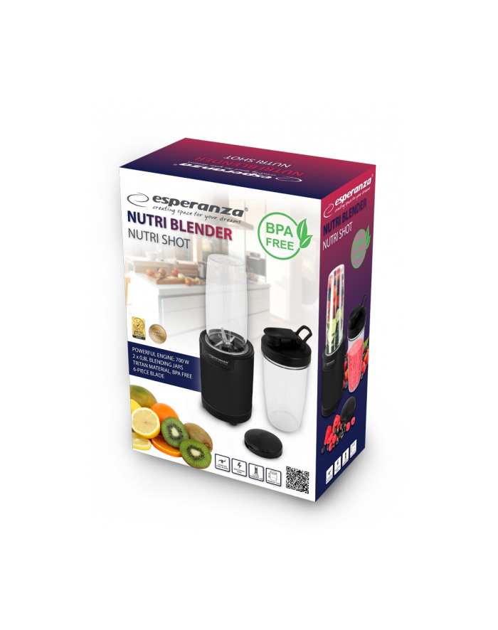 ESPERANZA NUTRI BLENDER 700W  6 W 1 NUTRI SHOT główny