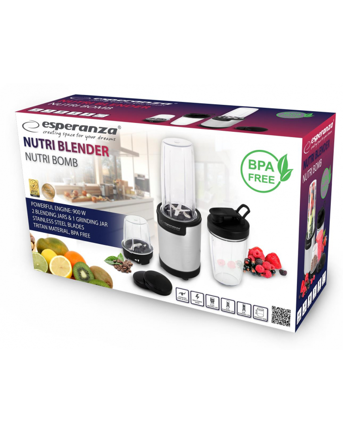 ESPERANZA NUTRI BLENDER 900W  9 W 1 NUTRI BOMB główny
