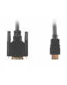 lanberg Kabel HDMI(M)-DVI-D(M) CA-HDDV-10CC-0005-BK 0.5 M czarny - nr 2