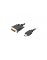 Lanberg kabel HDMI -> DVI-D(18 1) M/M Single Link, czarny 7,5m - nr 1