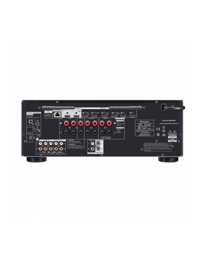 pioneer Amplituner kina domowego VSX-934 czarny główny