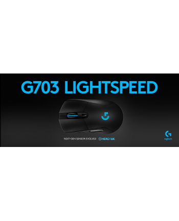 logitech Mysz G703 Lightspeed czarna 910-005640