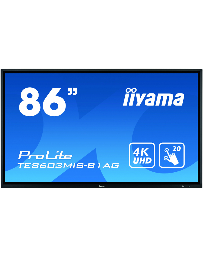 iiyama Monitor interaktywny 86 TE8603MIS-B1 INFRARED,4K,24/7,USB główny