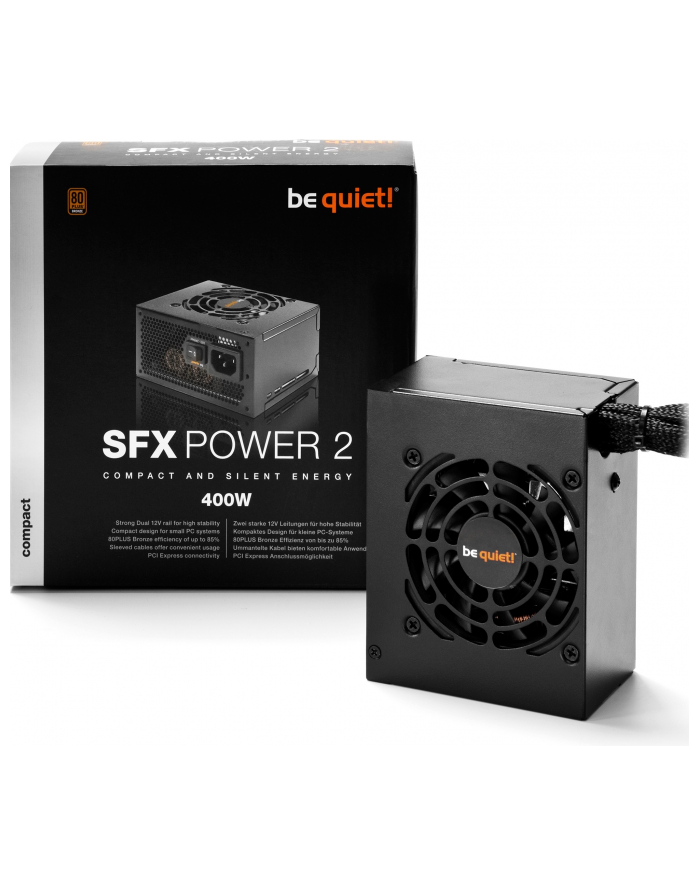 be quiet! Zasilacz 400W SFX BN227 główny