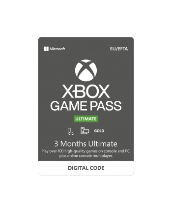 microsoft *ESD Game Pass Ultimate Retail 3M      QHX-00006