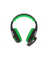 natec Słuchawki dla graczy Genesis Argon 100 z mikrofonem czarno-zielone - nr 43