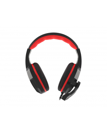 natec Słuchawki dla graczy Genesis Argon 110 z mikrofonem czarno-czerwone
