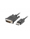 lanberg Kabel DisplayPort v1.2 DVI-D(24+1) 1.8M czarny                  CA-DPDV-10CU-0018-BK - nr 1