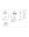 manhattan Stojak mobilny do TV LCD/LED/PDP 37-70cali, 50kg VESA pochylany 2 półki - nr 6