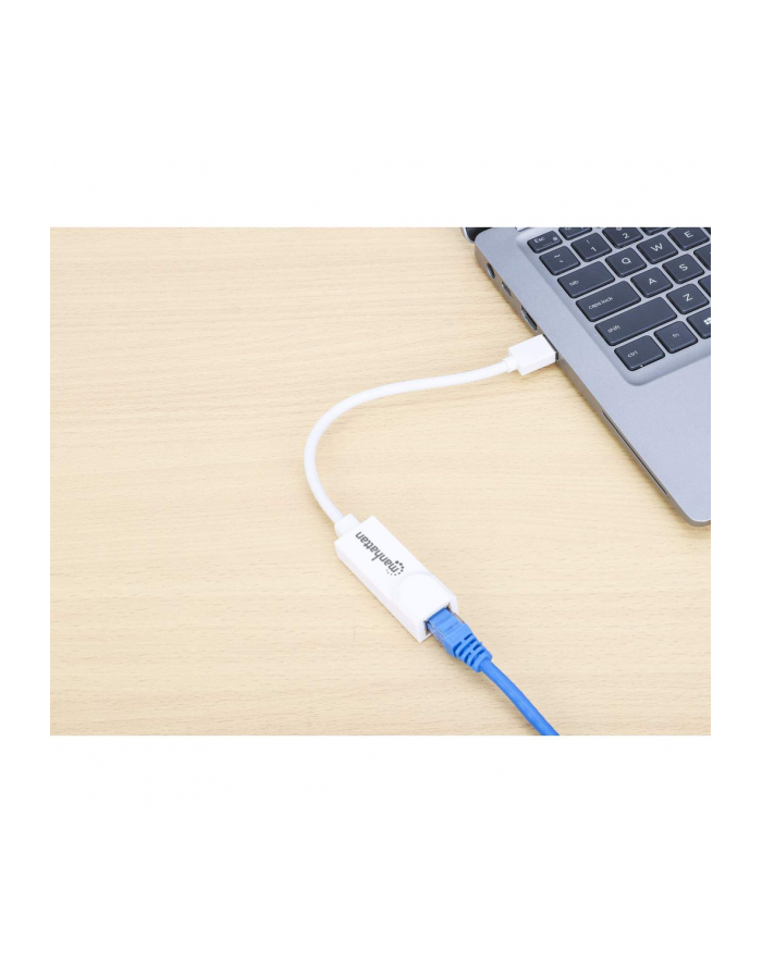manhattan Karta sieciowa adapter USB 3.0 na Gigabit 10/100/1000 Mbps RJ45 główny