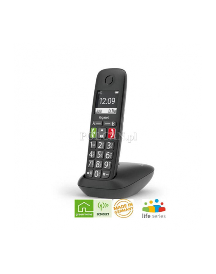 siemens Telefon DECT E290 Czarny główny