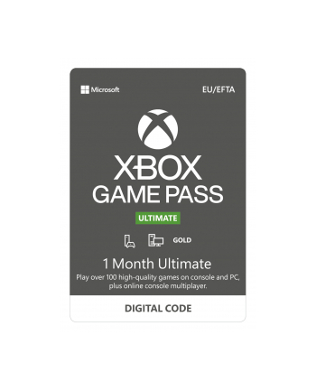 microsoft *ESD Game Pass Ultimate Retail 1M      QHW-00008