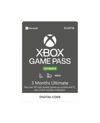 microsoft *ESD Game Pass Ultimate Retail 3M      QHX-00006