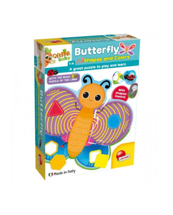 lisciani giochi Carotina Baby Motyl kształty i kolory 72156 LISCIANI